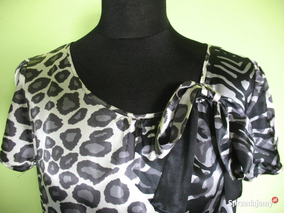 Bluzka Elegancka 42 XL biust 104 czarny Siedlce