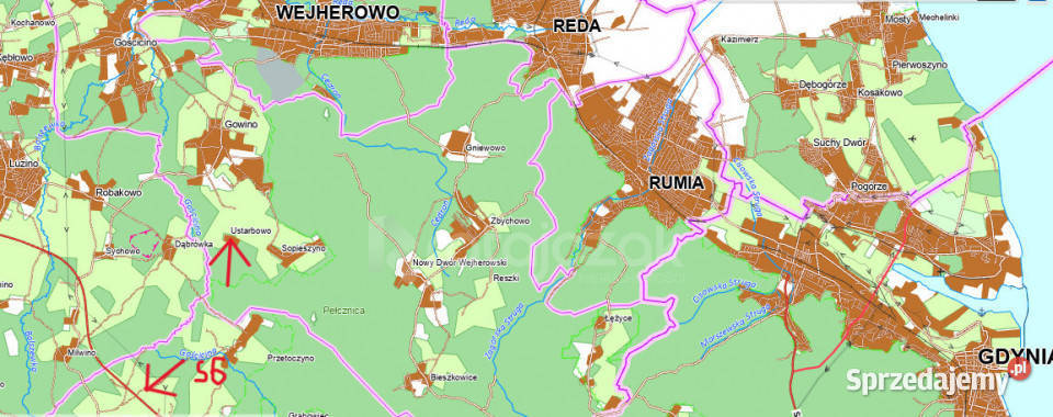 Grunt Ustarbowo 1000m2 pomorskie