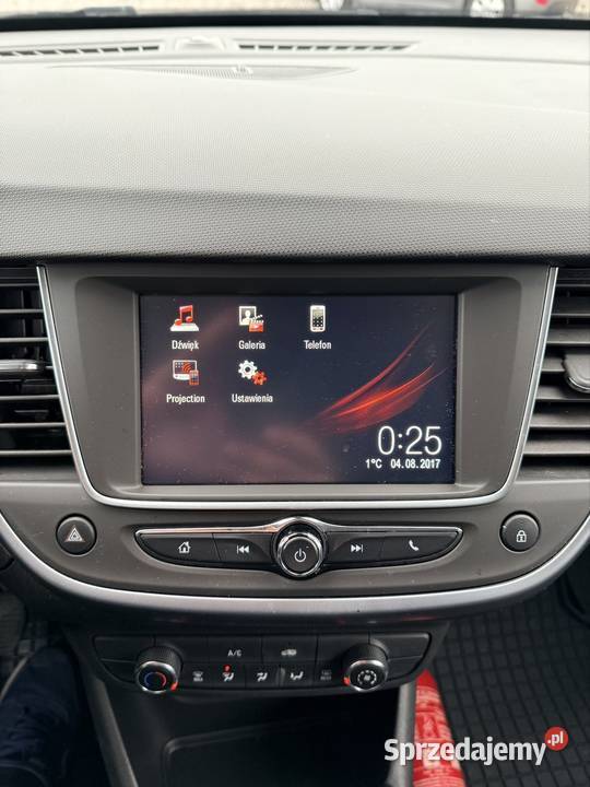 Opel Crossland X 16 ehdi 2017r welurowa tapicerka Tomaszów Lubelski