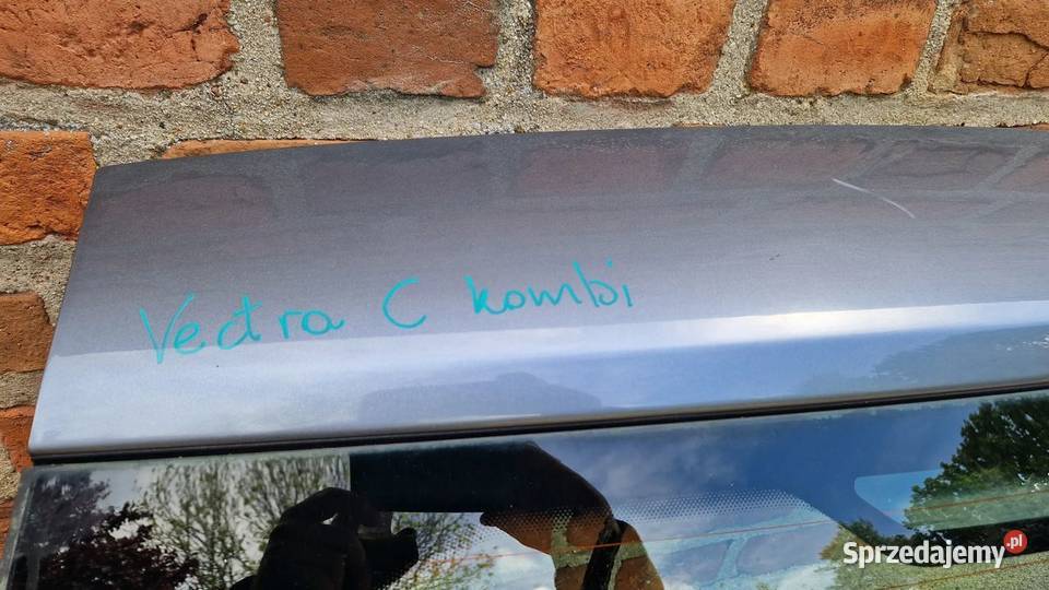 Opel Vectra C Kombi klapa bagażnika Słowikowo