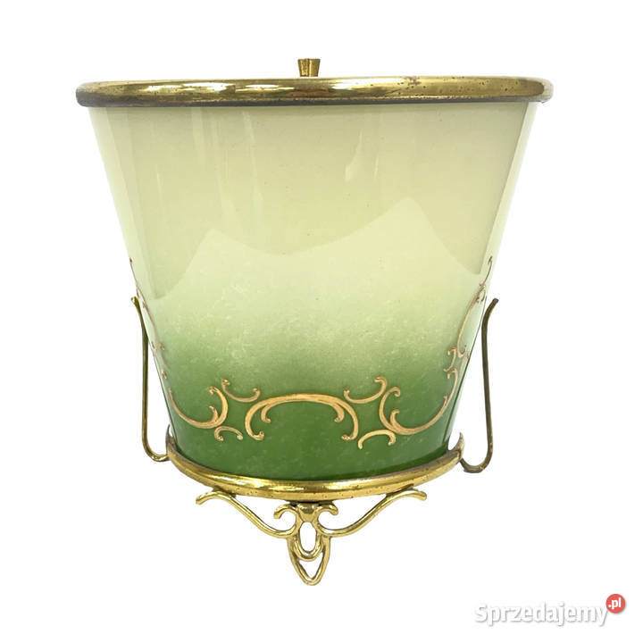 Kinkiet ścienny zielone szkło z gradientem Warszawa