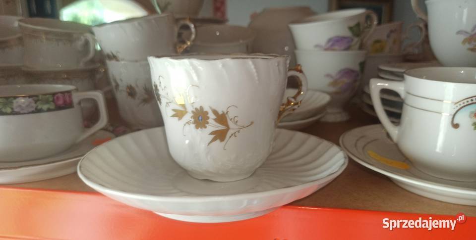 Filiżanka Tielsch Altwasser Sygnatura z 1939 r Porcelana i szkło Gdańsk