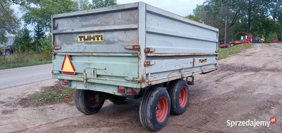 Tuhti M8 Przyczepa Wywrotka Rolnicza 8000 Przyczepy rolnicze Szołtany