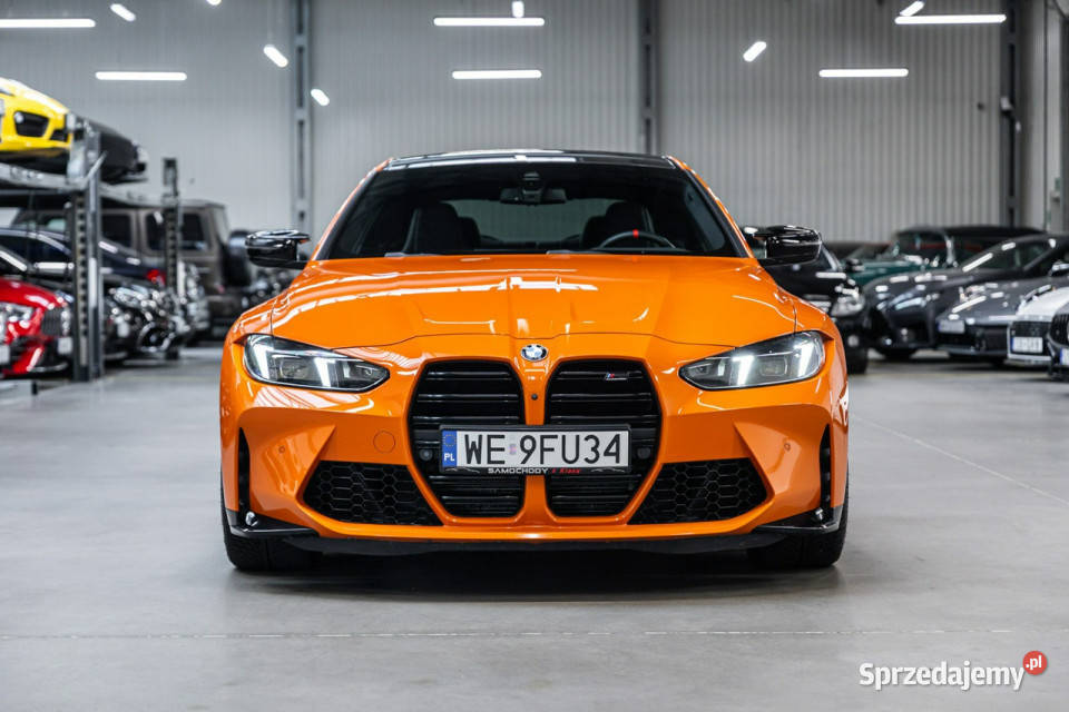 BMW M4 Competition Individual Fire Orange ogranicznik prędkości