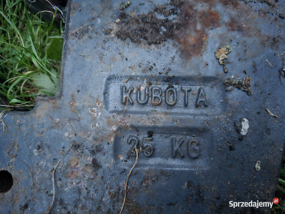 Obciążniki obciążenie do mini traktora KUBOTA 75 Izabelin sprzedam