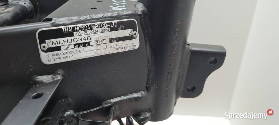 Honda CBR 125 JC 34 rama dokumenty bezwypadkowa mazowieckie Warszawa