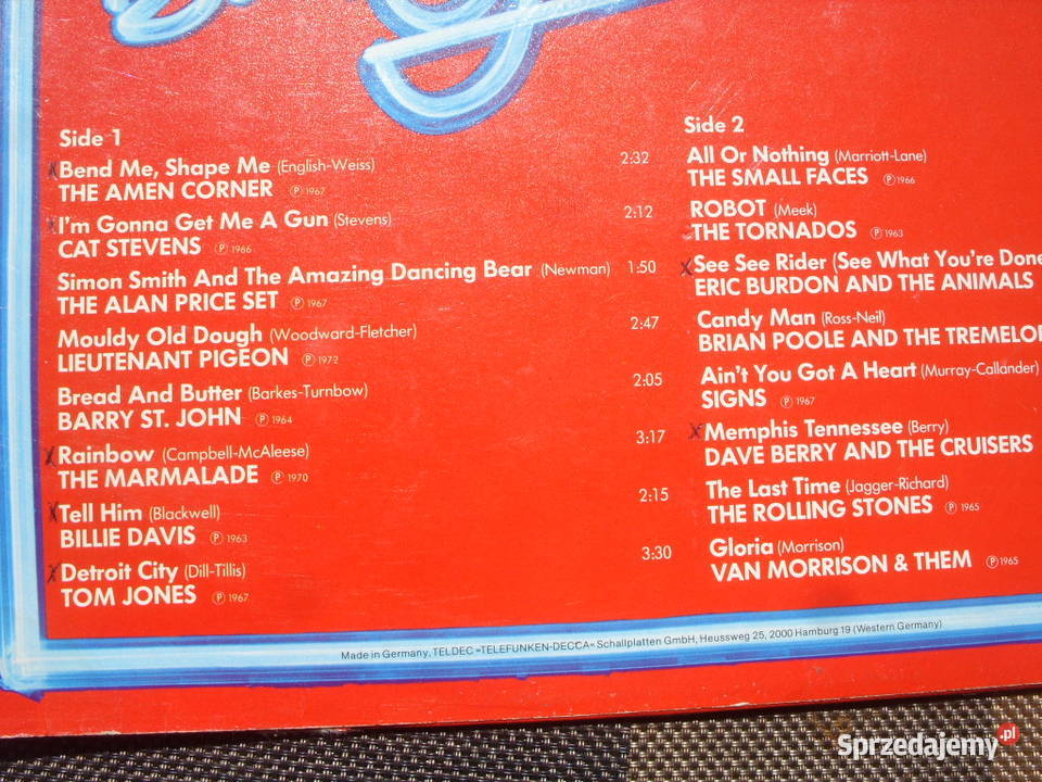 Winyl LP OLDIES BUT GOLDIESBEND ME DECCA 1979 Wołów