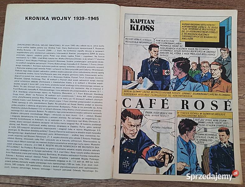 Kapitan Klos 8 Cafe Rose wydanie II 1986 r