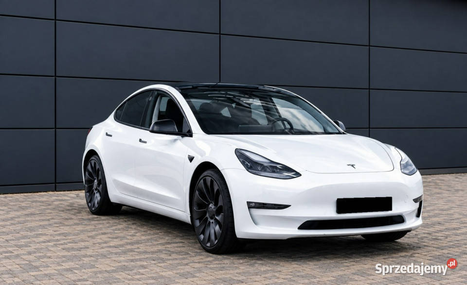 Tesla Model 3 Faktura VAT 23 Performance Dual nieuszkodzony Tarnowskie Góry