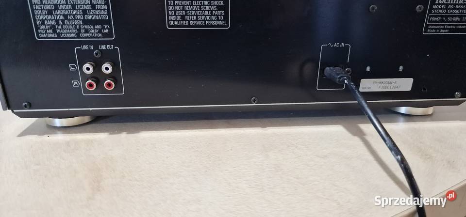 Magnetofon Technics RSB655 Casette deck Międzychód