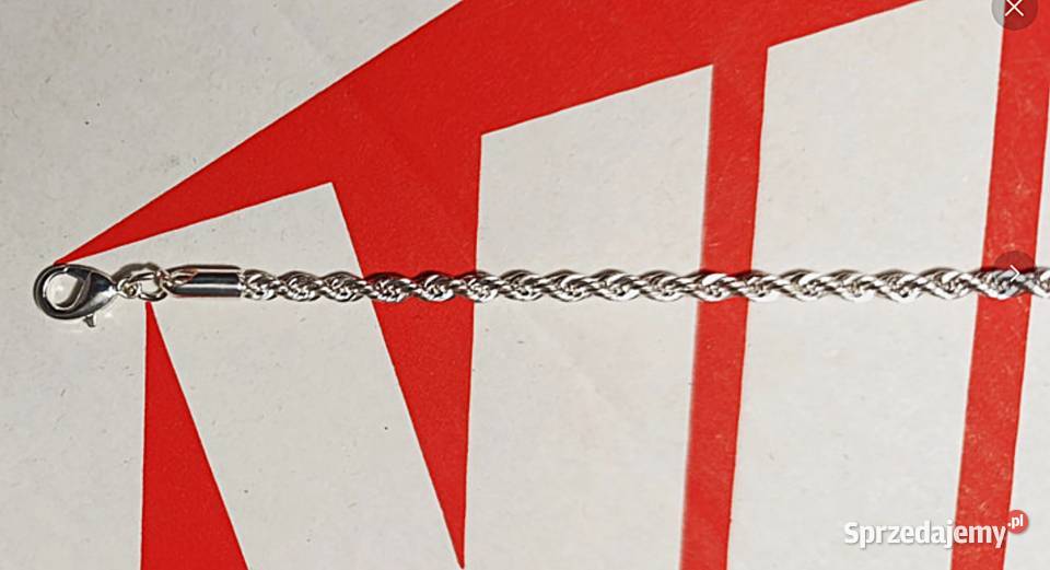 Przepiękna Srebrzysta Opalizująca Bransoletka Poraj