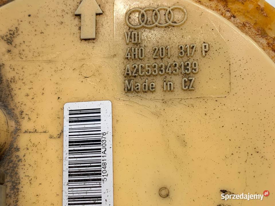 POMPA PALIWA PŁYWAK AUDI A8 D4 4H0201317P 42 351 osobowe