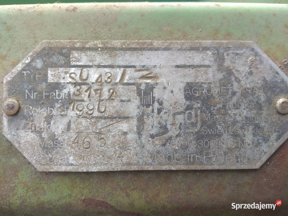 Siewnik poznaniak S043 27m nieuszkodzony Wierzchucice