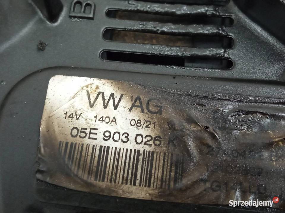 ALTERNATOR 05E903026K 15 TSI Skoda Kamiq I 2019 Układ elektryczny silnika