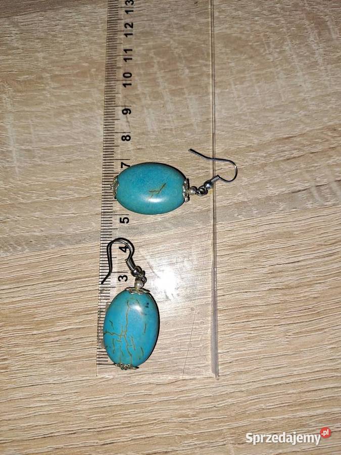 Kolczyki turkusowe Kolczyki Wrocław