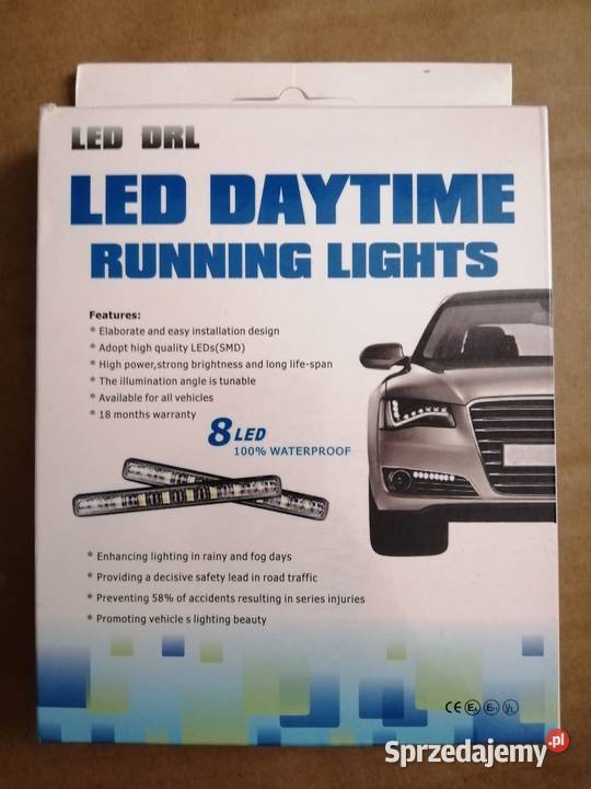 Lampy LED DRL śwatła do jazdy dziennej
