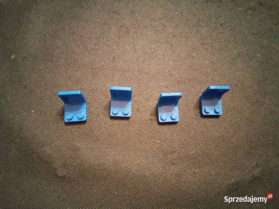 4 krzesła siedziska niebieskie lego komplet Warszawa
