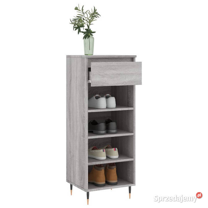 Szafka na buty szary dąb sonoma 40x36x105 Warszawa