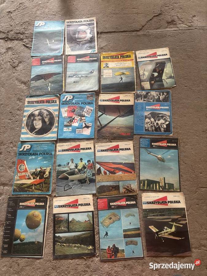stare gazety PRL Skrzydlata Polska Łowiec Polski