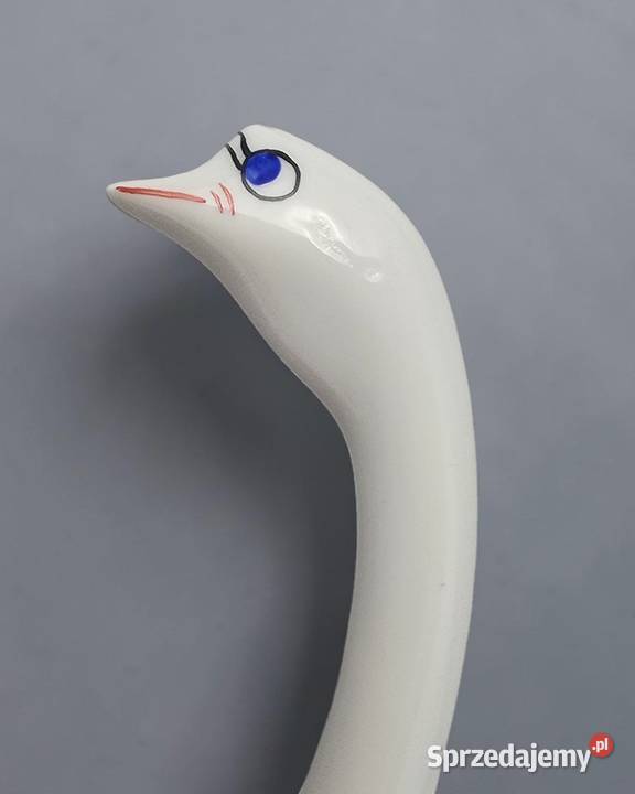 Look unikalna figurka gęś lekarka Hollohaza Bronisze
