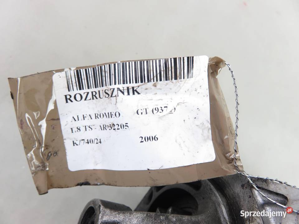 ROZRUSZNIK ALFA ROMEO GT 937 18 TS AR 32205 Układ elektryczny silnika sprzedam