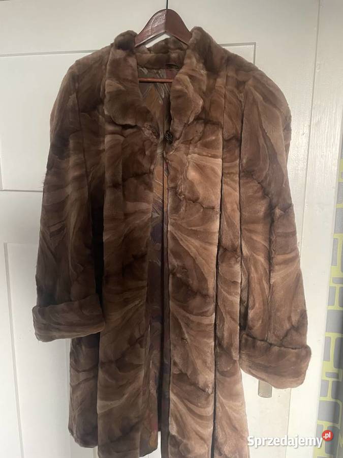 Futro z norek rozmiar 46 opolskie Obrowiec