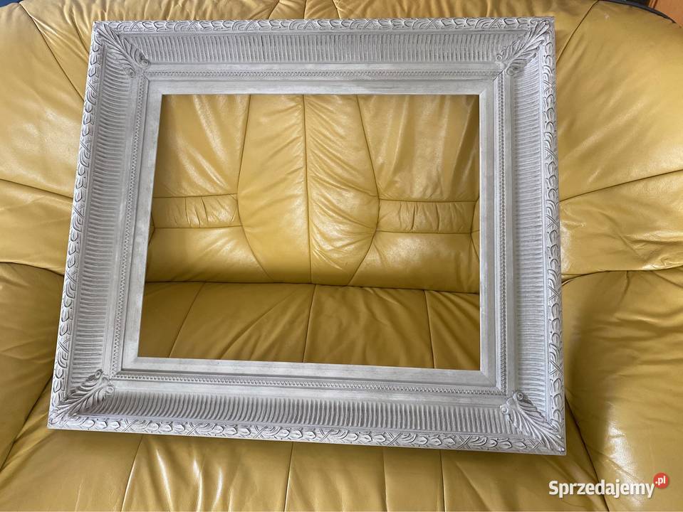 rzeźbione drewniana rama vintage shabby 8373 odcienie szarości Dekoracje i ozdoby Bystrzyca Kłodzka