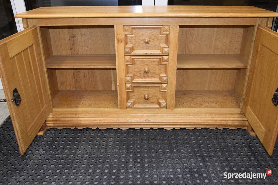 komoda z drewna dębowego nowa
