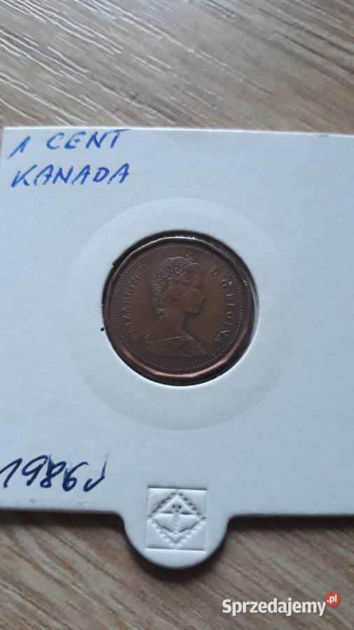1 Cent Kanada 1986 r wielkopolskie Konin