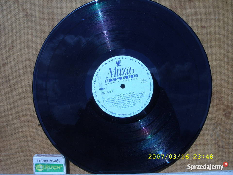Winyl LP rock HOMO HOMINIINTRODUKCJA 3 MUZA SX 1 płyta Wołów