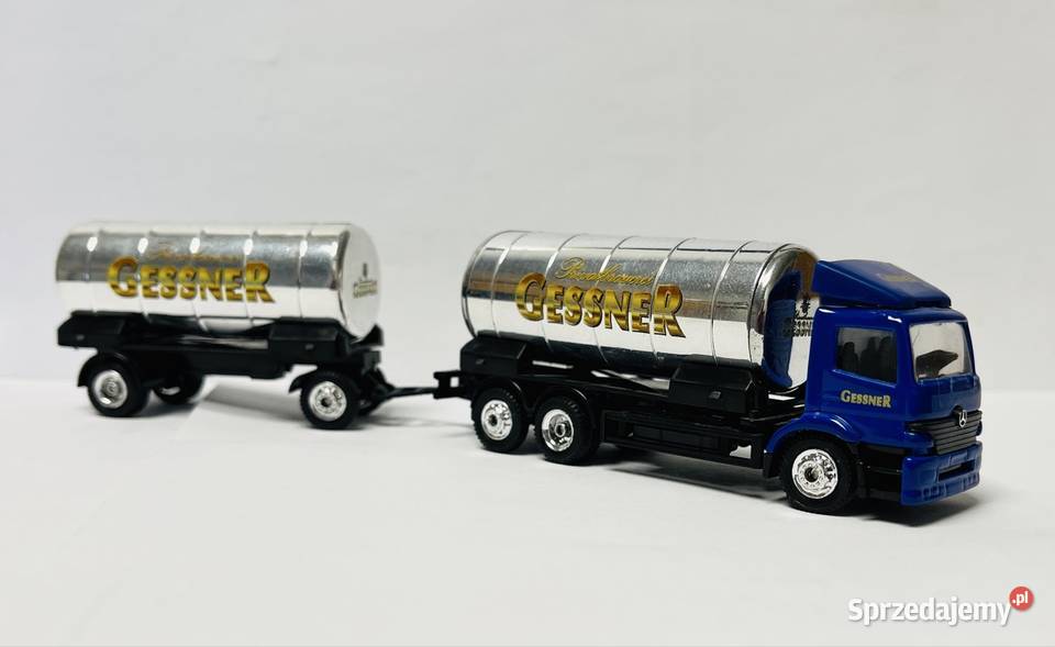 Kolekcjonerski model Mercedesa cysterna Grudziądz