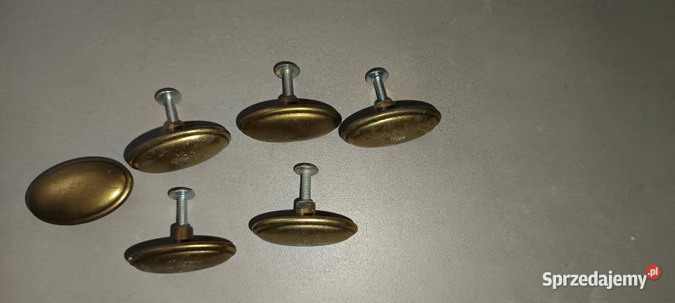 Gałka meblowa stare złoto Retro kujawsko-pomorskie