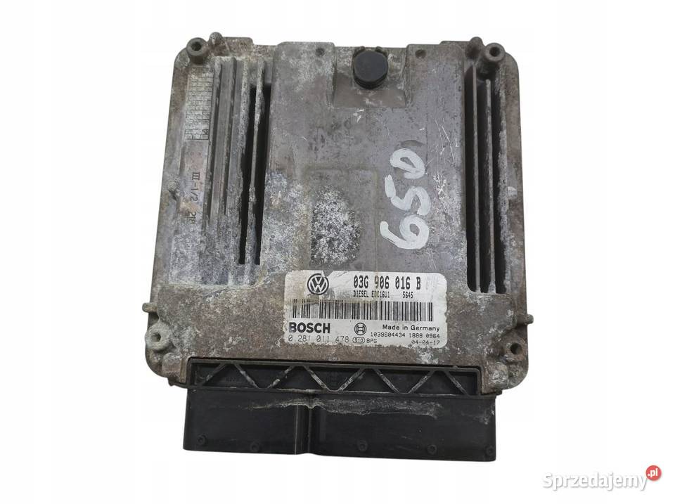 STEROWNIK SILNIKA 03G906016B 0281011478 19 D 104