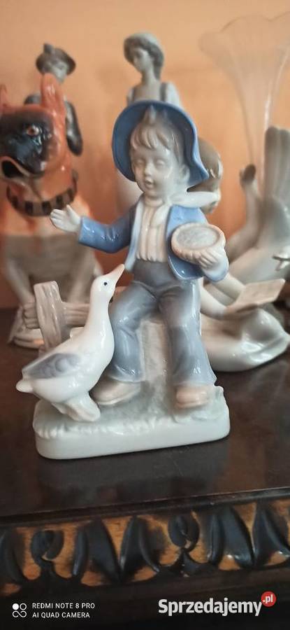 Figurka dziewczynka z kaczuszkami pomorskie Gdańsk