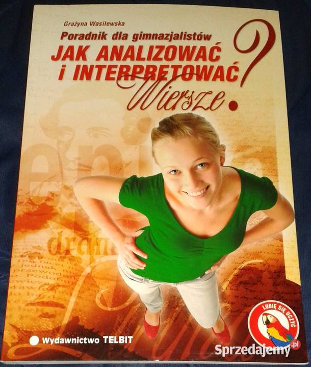 analizować i interpretować wiersze Grażyna Chełm sprzedam