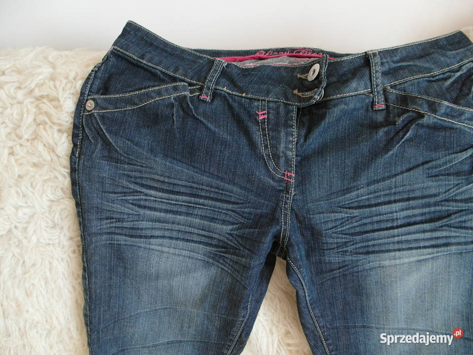 SPODENKI JEANS RYBACZKI modne