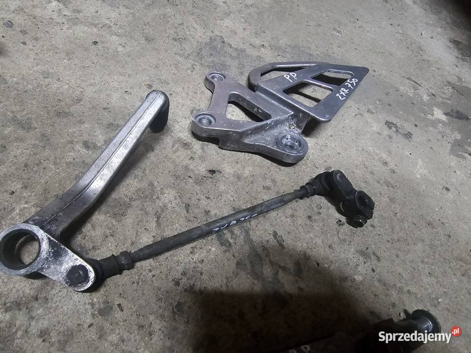 Kawasaki ZXR 750 set lewy podnóżek wajcha cięgno Jelenia Góra sprzedam