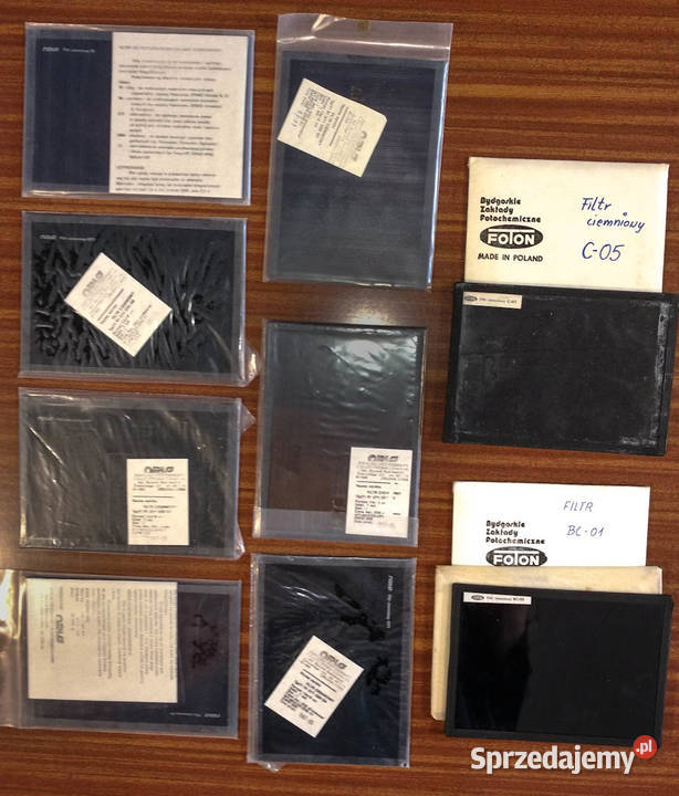 Filtry do fotograficznych lamp ciemniowych 13x18 Olsztyn