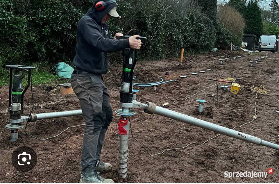 Fundament śrubowy pal śrubowy śruba gruntowa