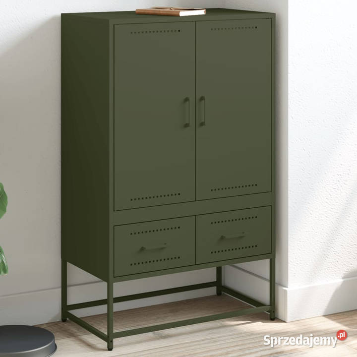 Szafka oliwkowa 68x39x1115 stalowa WM846612 Warszawa