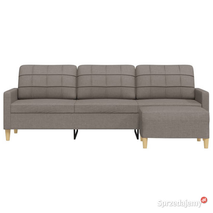 3osobowa sofa z podnóżkiem kolor taupe 210 Warszawa
