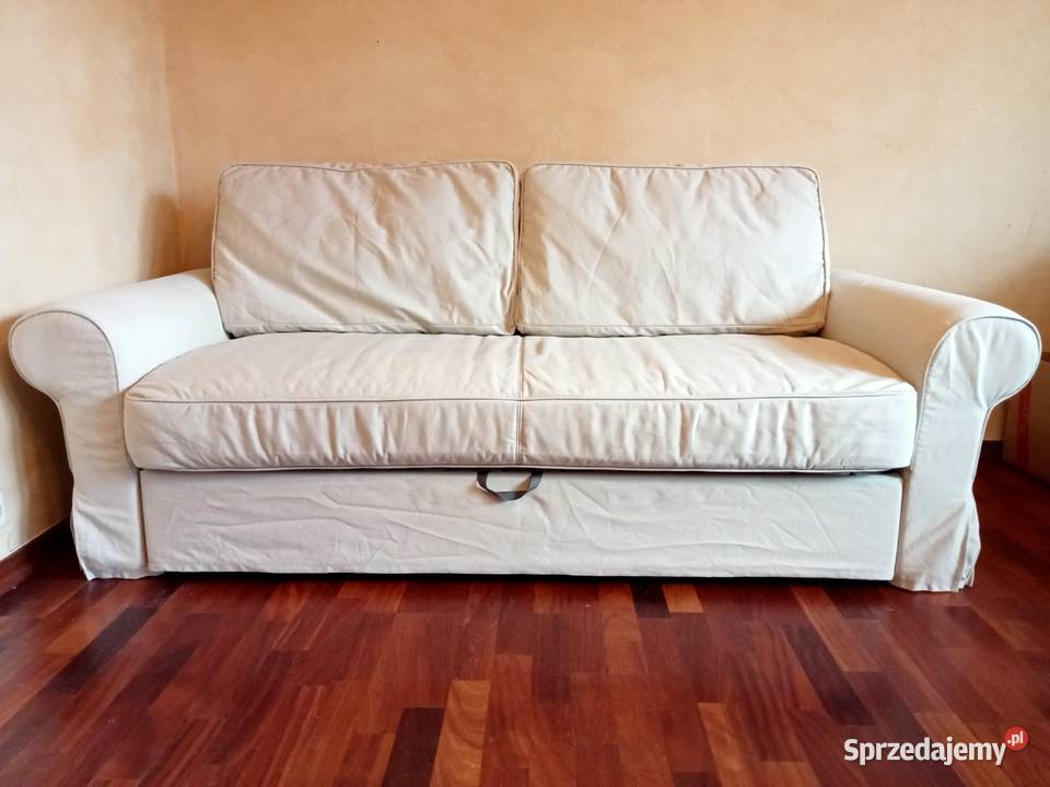 Sofa Ikea Backabro rozkładana 3 osobowa zdejmowane pokrycie
