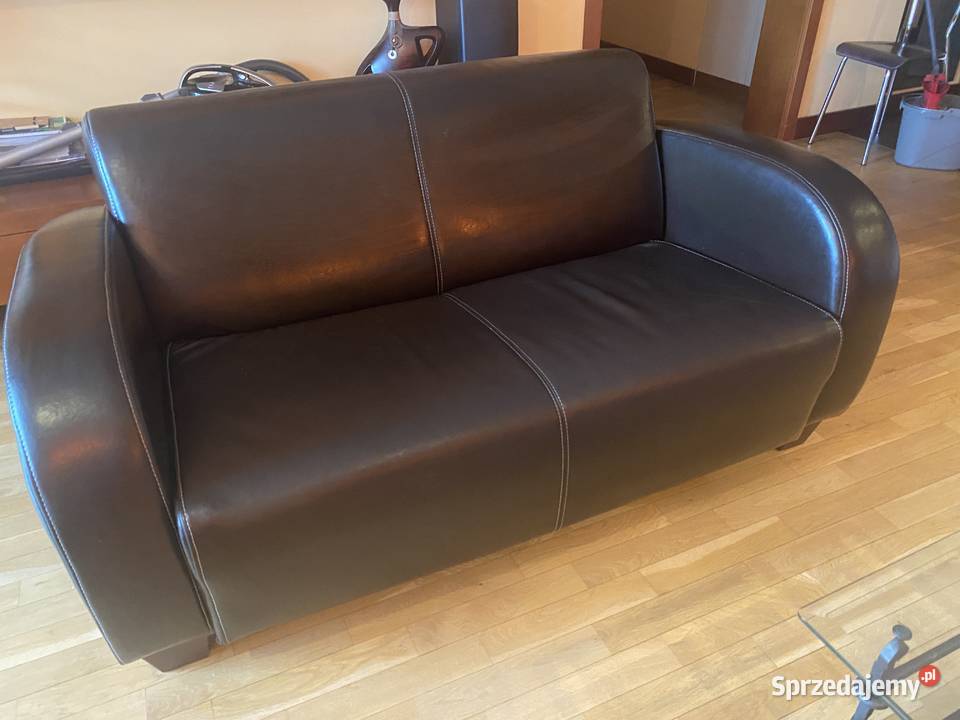 Kanapa Sofa Tapczan Skórzana Ładny Stan Katowice