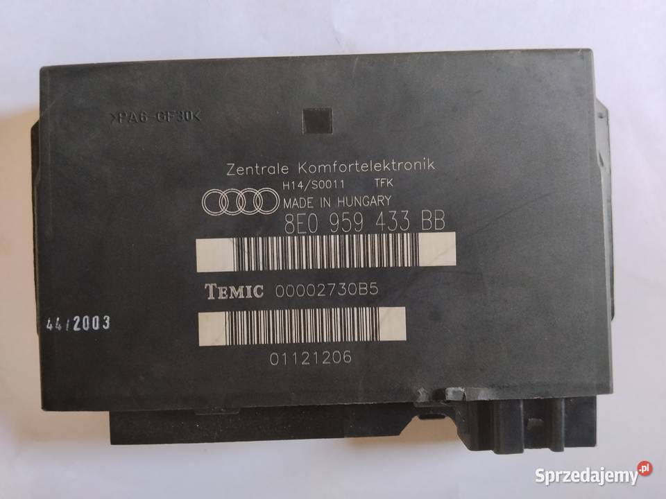 modul konfortu audi a4 b6 b7 8E0959433BB osobowe Szczecin