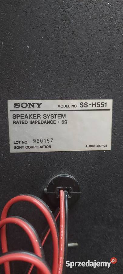 Głośniki HiFi Sony SSH551 Sony SSH1200 Krosno