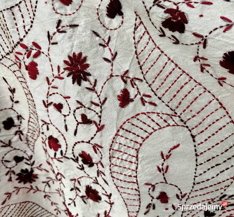 Orientalna chusta dupatta haftowana ręcznie Pozostałe Szczecin