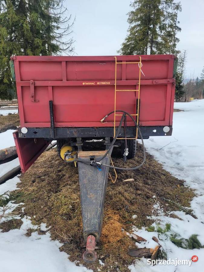 Przyczepa rolnicza tandem nieuszkodzony Pozostałe Zakopane