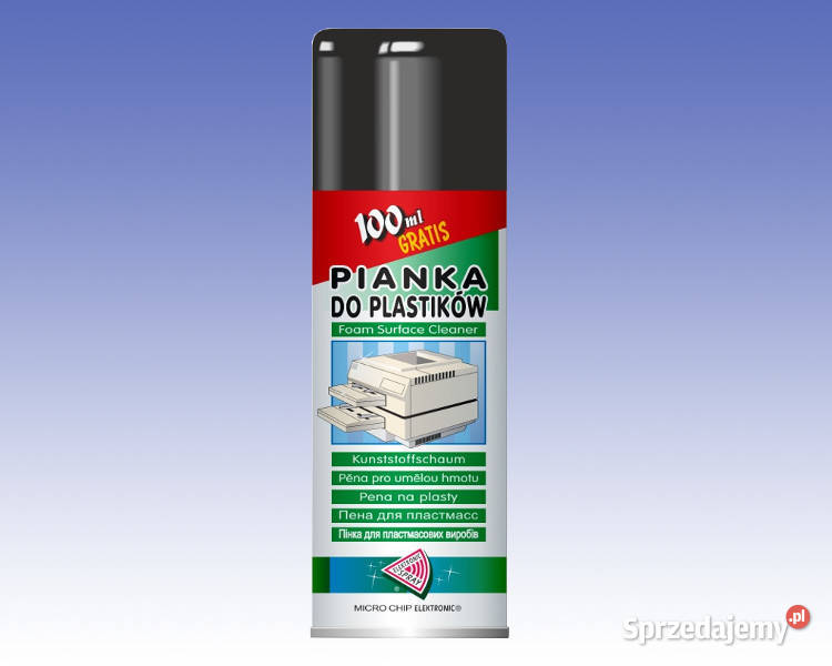 Pianka do czyszczenia powierzchni plastikowych Łódź