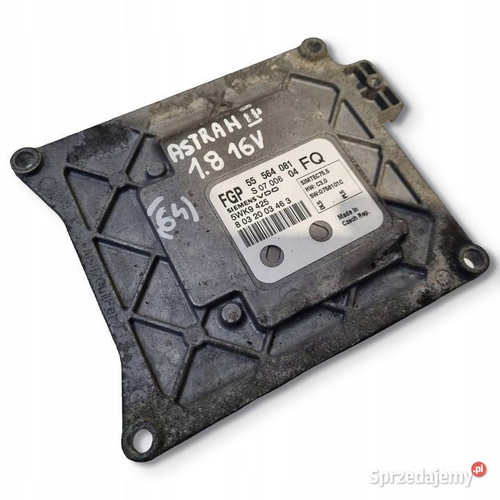 STEROWNIK SILNIKA Opel Astra III H 18 16V osobowe lubelskie Chełm