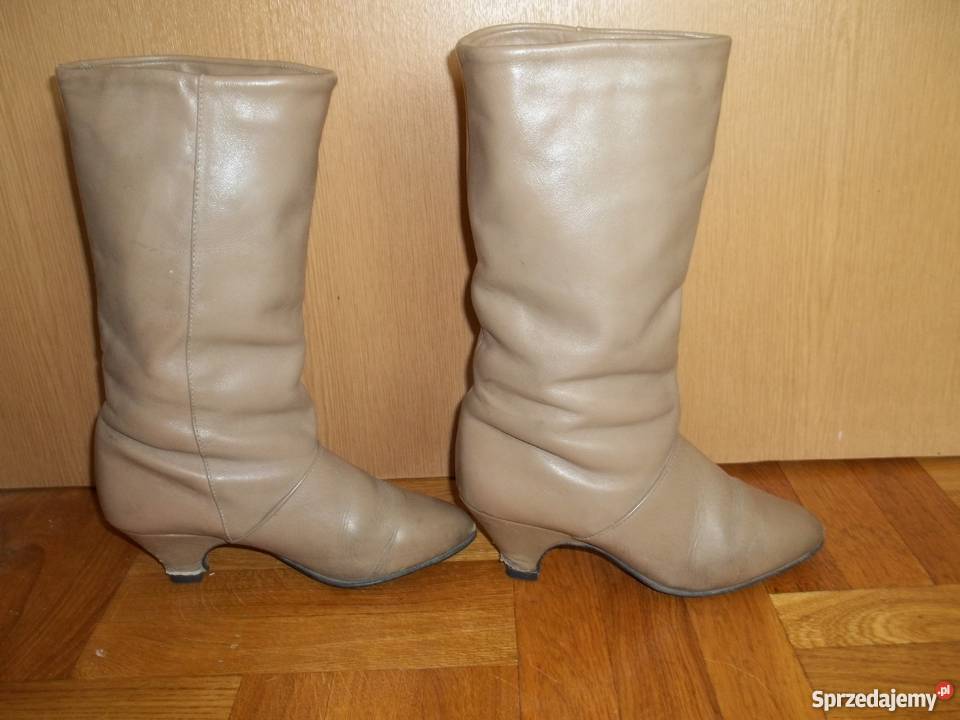 Kozaki skórzane 36 krótkie i długie Kozaki łódzkie Łódź